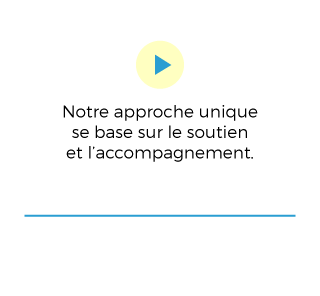 Approche humaniste - Notre approche unique se base sur le soutien et l’accompagnement. - Plus d’info - rollover